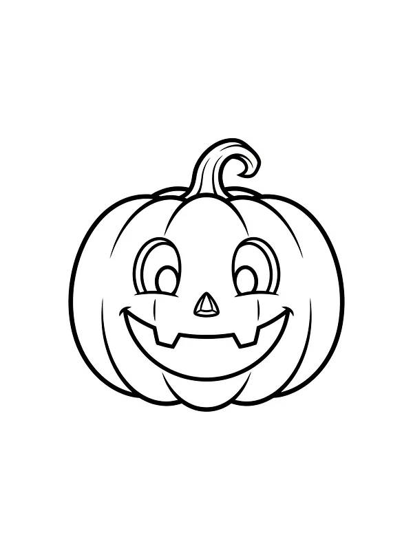 Halloween-græskar med ansigt