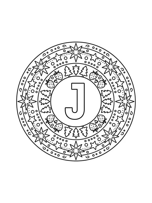 Julemotiv med dekorert sirkel, underkategori