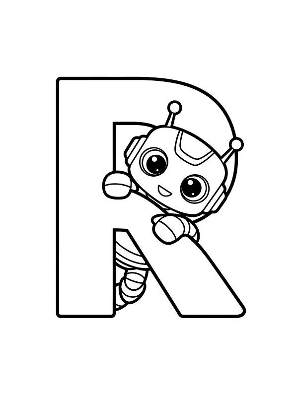 Robot med bokstaven R, underkategori