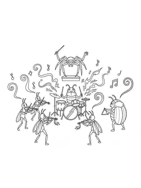 Insektband spiller musik, underkategori