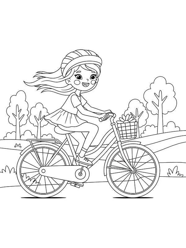 Flicka på cykel, underkategori