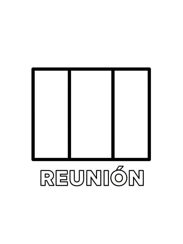 Réunions flagga