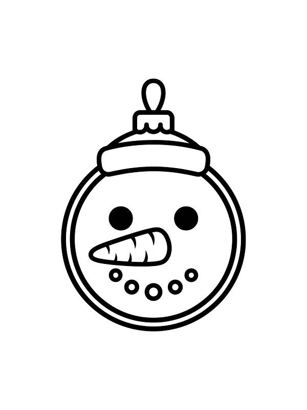 Snømann kule ornament, underkategori