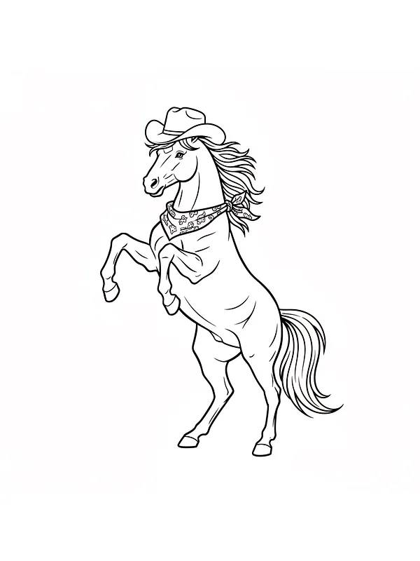 Hest med cowboyhatt, underkategori