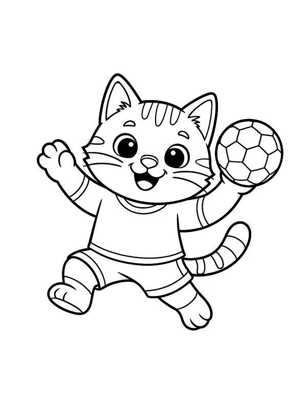Katt som hopper med ball, underkategori