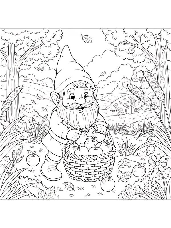 Nisse med kurv i skogen, underkategori