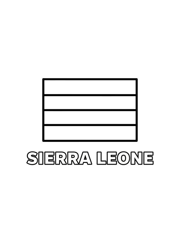 Sierra Leones flagga