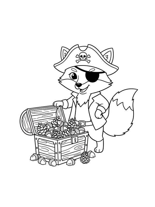 Piratrev med skattekiste, underkategori