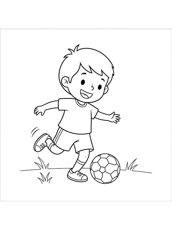 Gutt som spiller fotball, underkategori