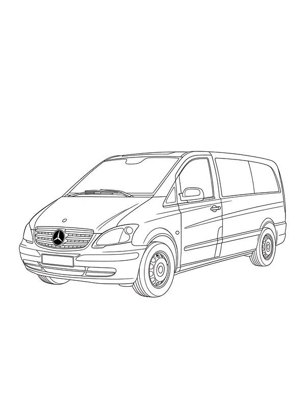 Mercedes varebil foran, underkategori