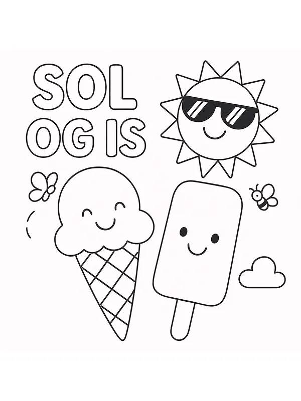 Sol og is med ansikter, underkategori