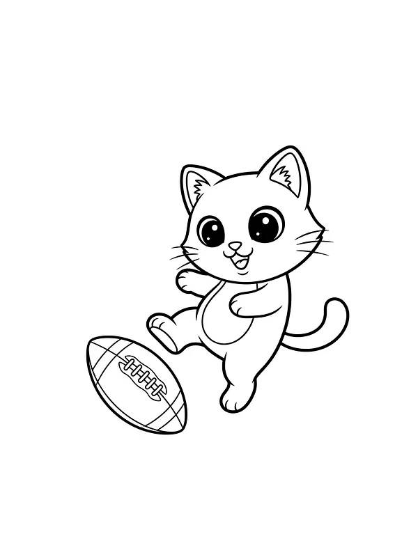 Katt med rugbyball, underkategori