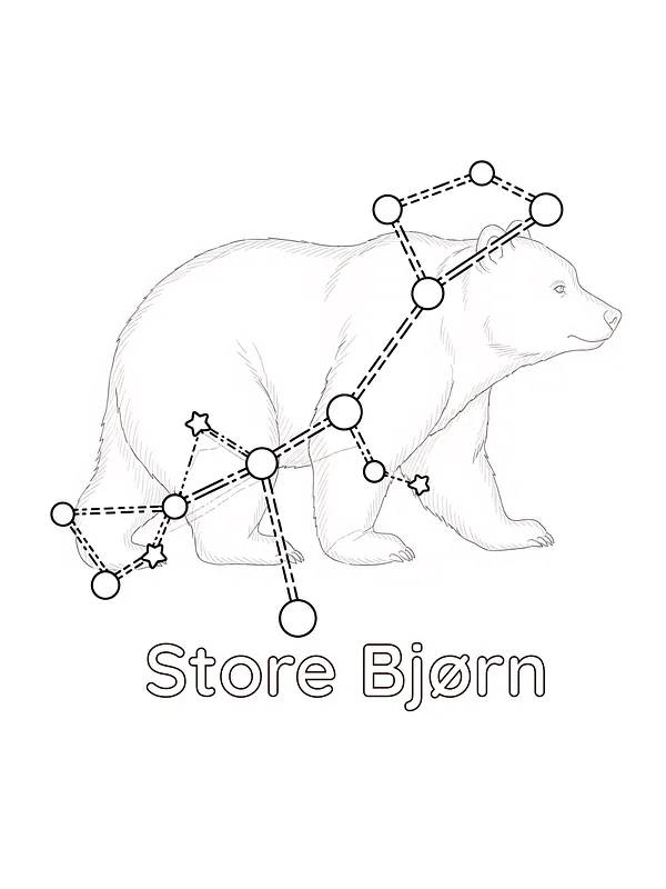 Store Bjørn med stjernebilde, underkategori