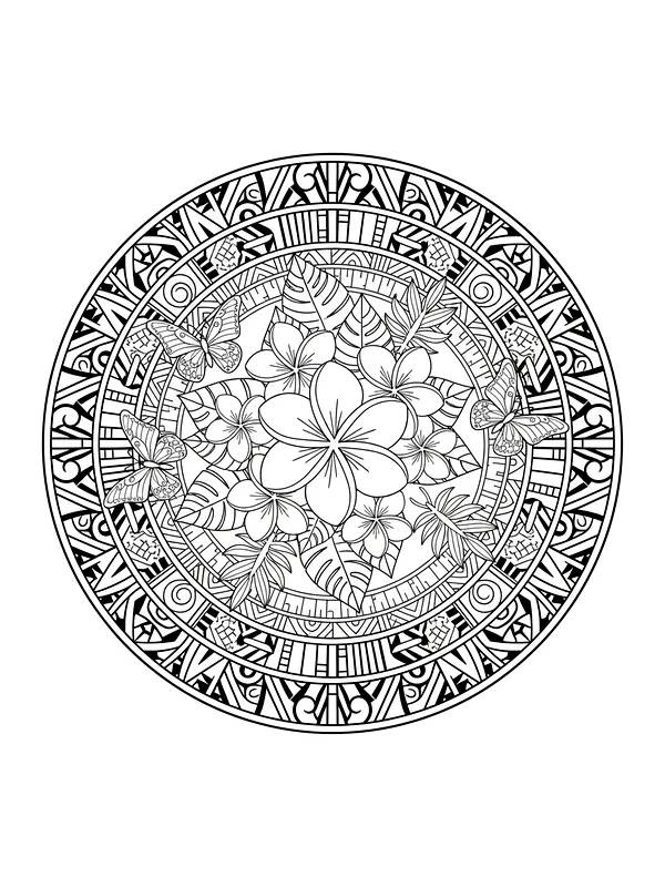 Intrikates Mandala mit Blumen, Unterkategorie