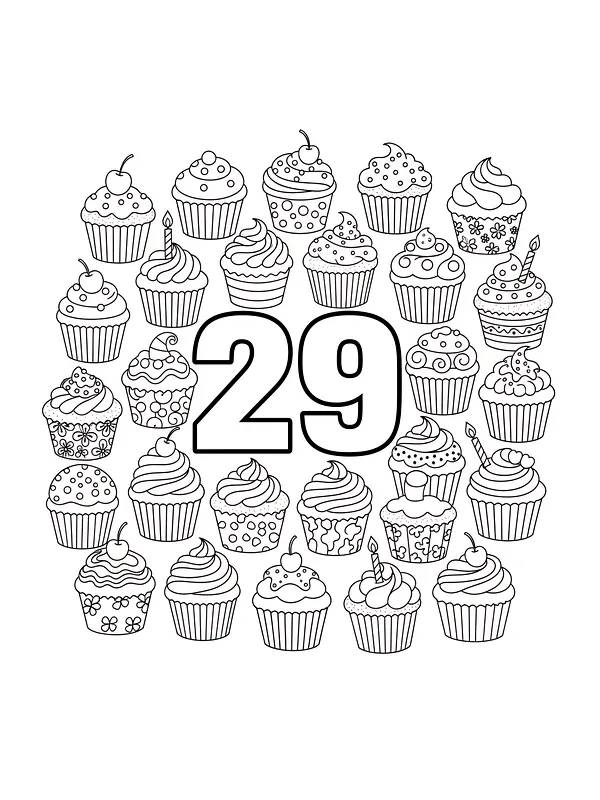Muffins um die Zahl 29, Unterkategorie