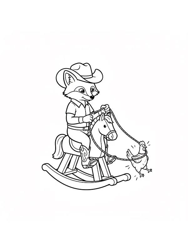 Rev cowboy på gyngende hest, underkategori