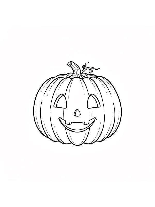 Halloween-græskar med ansigt