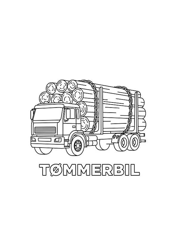 Tømmerbil for fargelegging, underkategori