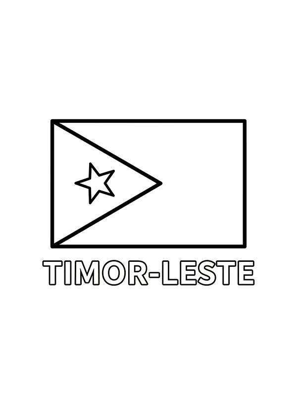 Timor-Leste Flagge, Unterkategorie