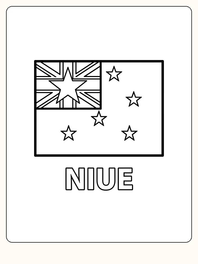 Deutsche Übersetzung:
Neues Flagge mit Sternen und Union Jack, bereit zum Ausmalen.