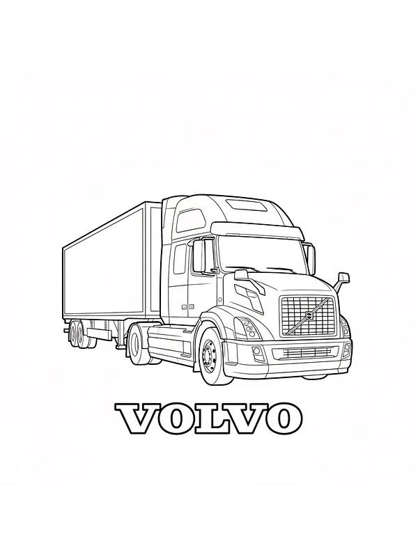 Volvo lastebil for fargelegging, underkategori