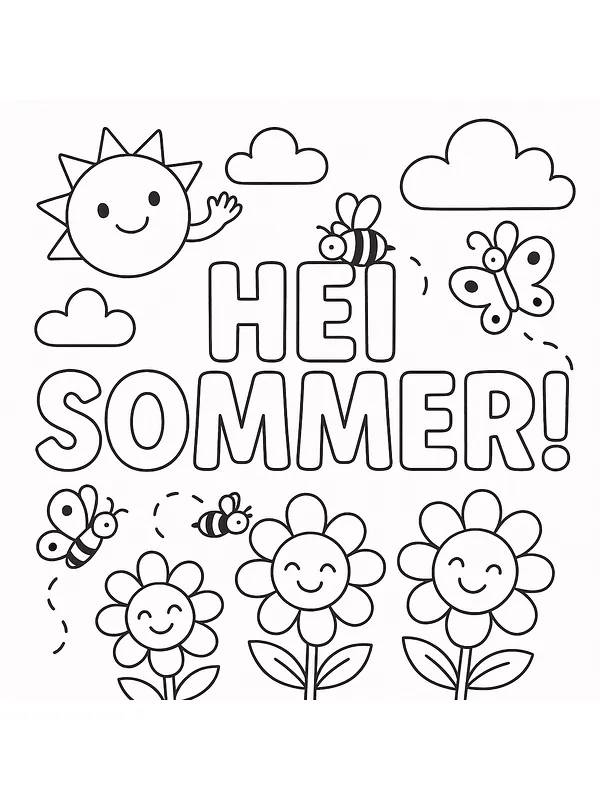 Hei sommer med sol og blomster, underkategori