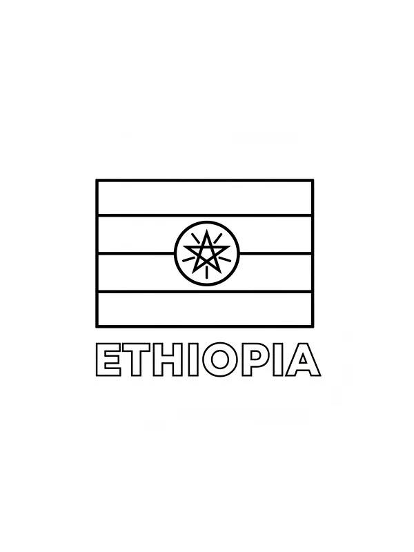 Etiopiens flagga