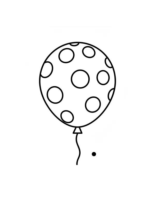 Ballon med prikker