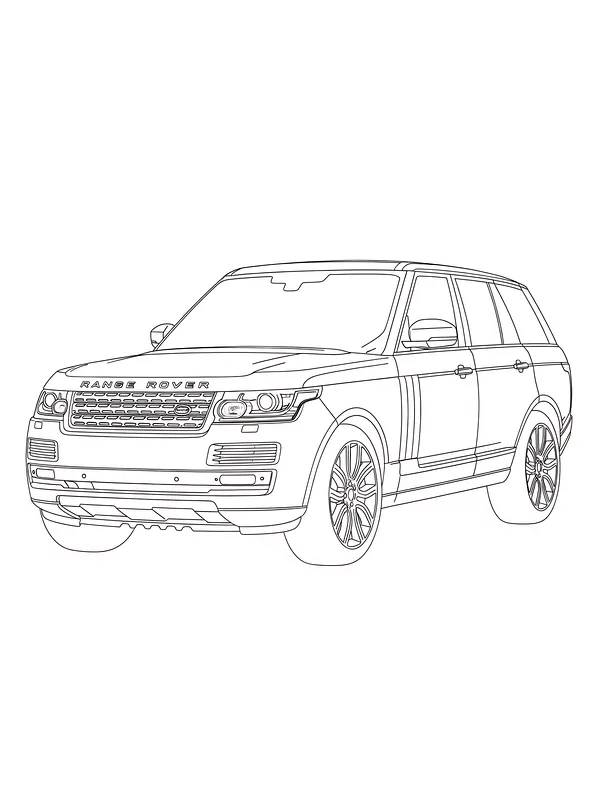 Range Rover til fargelegging, underkategori