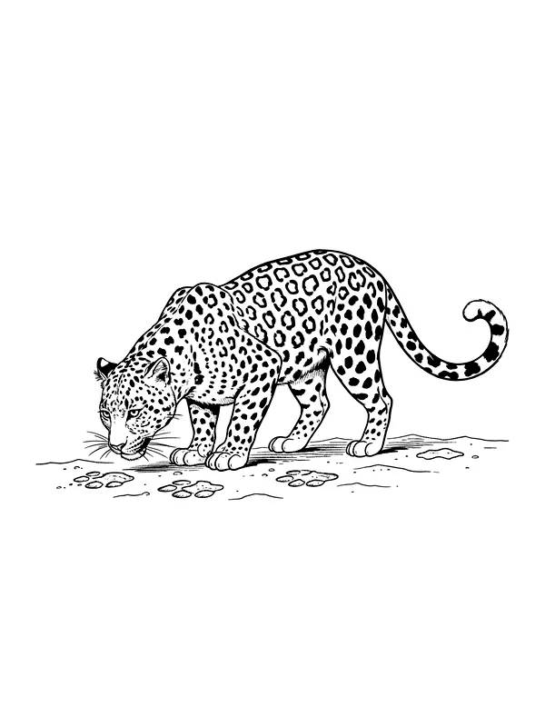 Leopard snuser rundt, underkategori