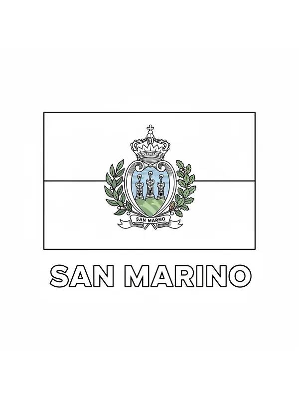 San Marinos Flagge, Unterkategorie