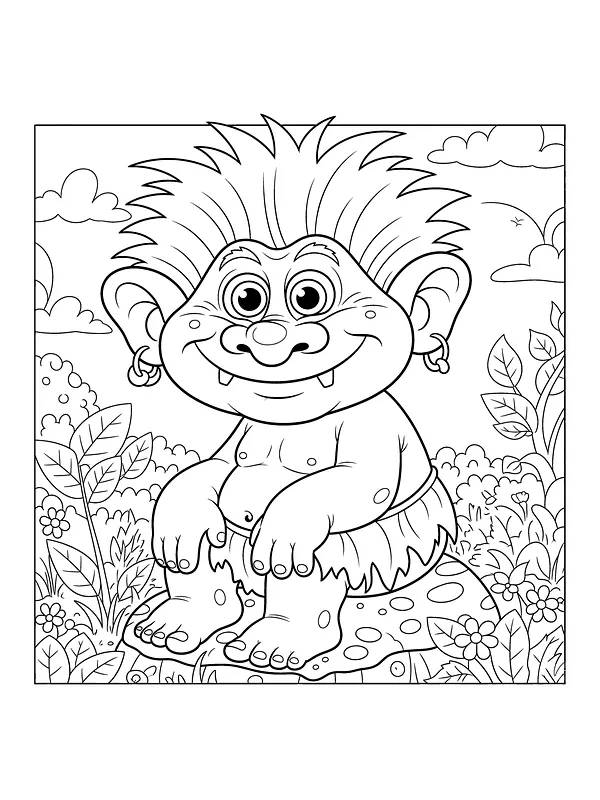 Troll med stort smil