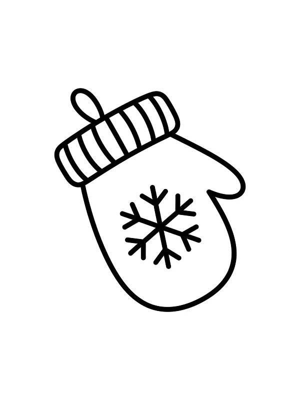 Vott med snøflakdesign, underkategori