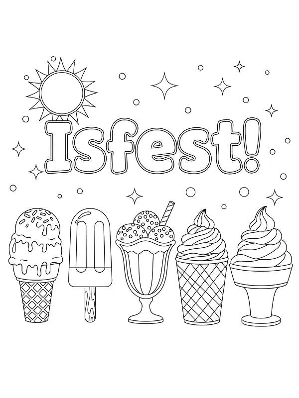 Isfest med iskremer, underkategori