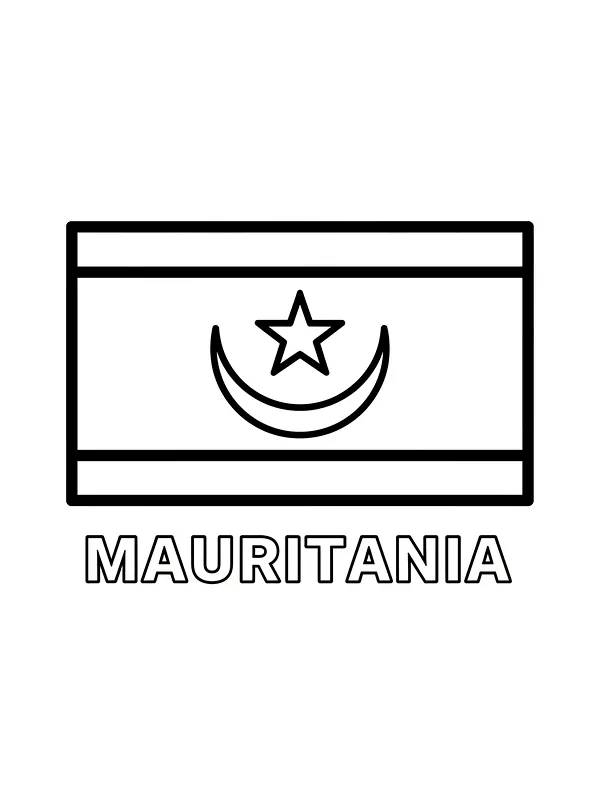 Die Flagge von Mauretanien, Unterkategorie