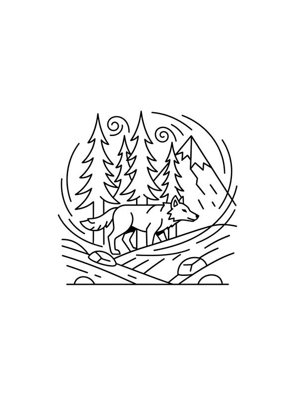 Ulv i skovlandskab, underkategori