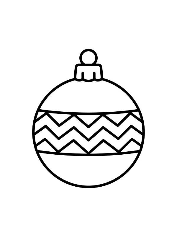 Julekule med zigzag-mønster, underkategori
