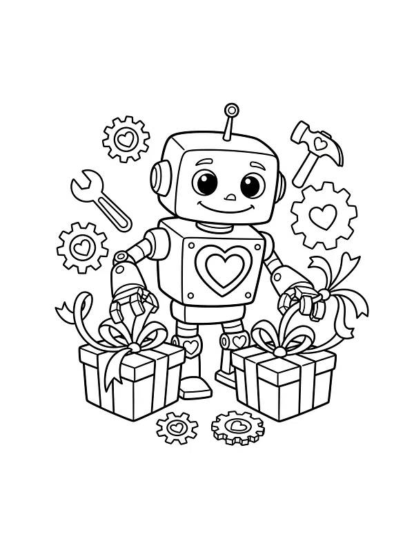 Robot med gaver og gir, underkategori