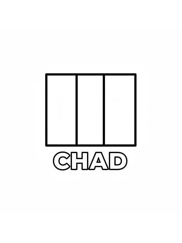 Tchads flagga