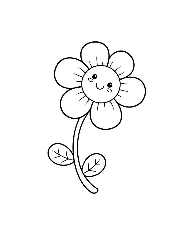 Smilende blomst