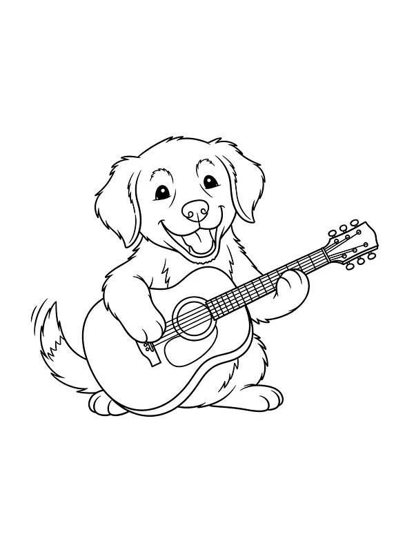 Hund spiller gitar, underkategori