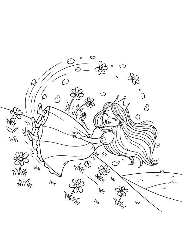 Prinsesse i en blomstereng, underkategori