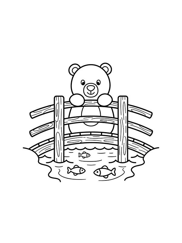 Bamse på bro med fisker, underkategori