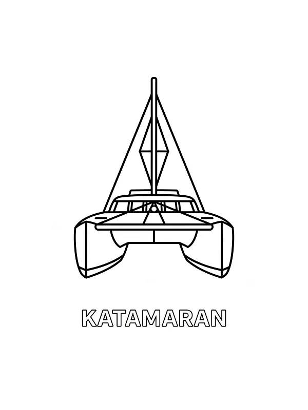 Katamaran von vorne, Unterkategorie