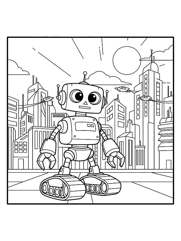 Robot i fremtidsby