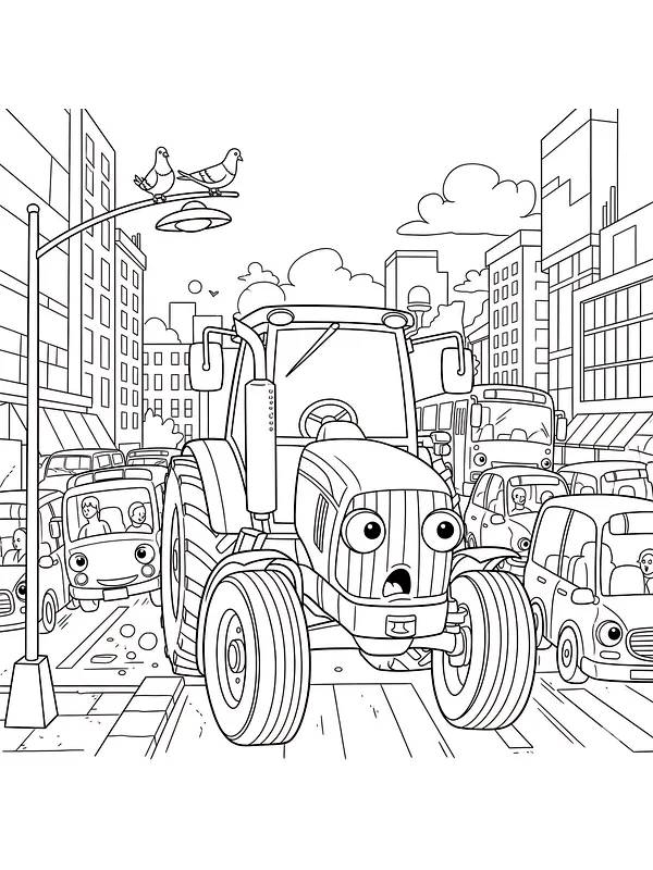 Traktor i bygate, underkategori