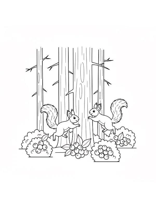 To ekorn i skogen, underkategori