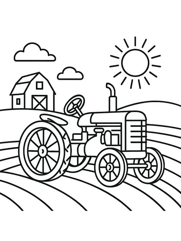 Traktor på gård, underkategori