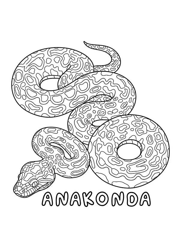Anakonda, der slynger sig, underkategori
