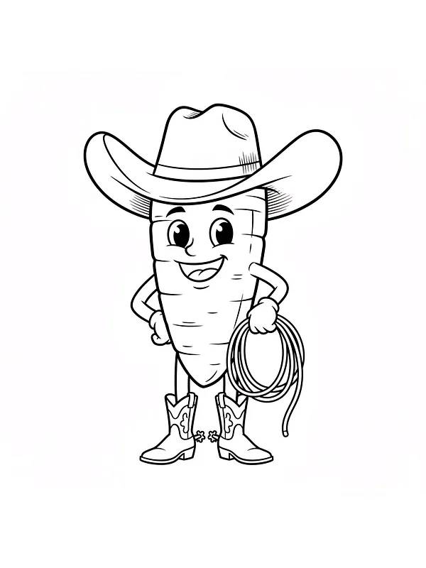Gulerod som cowboy